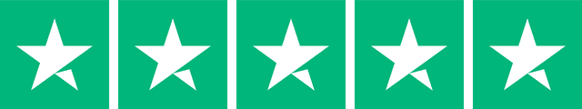 5-star rating on Trustpilot